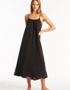 Sunset Sun Dress - Black