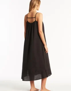 Sunset Sun Dress - Black