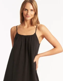 Sunset Sun Dress - Black