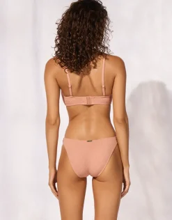 Swimsparkle Triangle Bikini Top - Sunset Glow