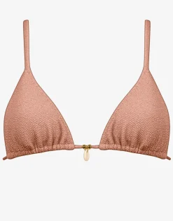 Swimsparkle Triangle Bikini Top - Sunset Glow