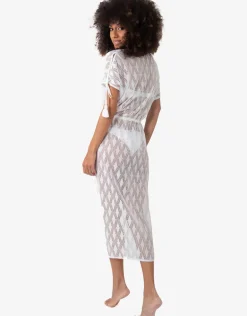 Temptation Kaftan - White