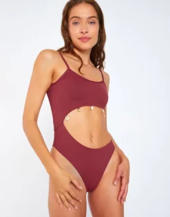 Terrasun Fentana Swimsuit - Dark Rose