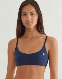 Terry Kennedy Bralette Bikini Top - Navy Blue