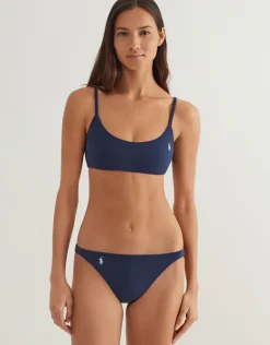 Terry Kennedy Bralette Bikini Top - Navy Blue