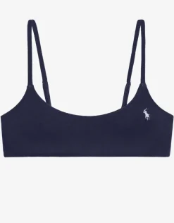Terry Kennedy Bralette Bikini Top - Navy Blue