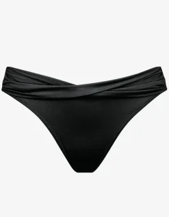 The Essentials Twist Front Bikini Pant - Black