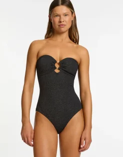 Tirari Nights Bandeau Swimsuit - Black