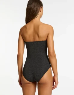 Tirari Nights Bandeau Swimsuit - Black