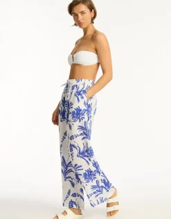 Tradewind Beach Pant - Cobalt
