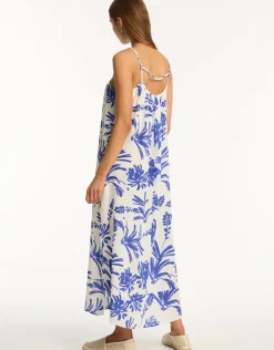 Tradewind Sun Dress - Cobalt