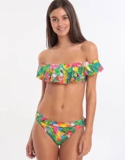 Tropicool Tolvo Off The Shoulder Bikini Top - Blue