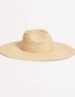 Tropics Woven Raffia Hat - Natural