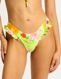 Tropique High Cut Rio Bikini Pant - Aloe Gel