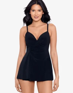 Twisted Sisters Adora Swimdress - Black