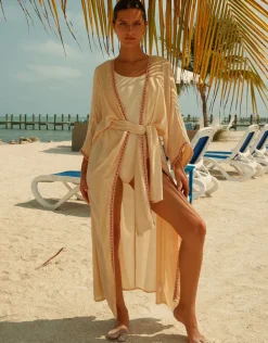 Vanessa Sequin Kimono - Melon