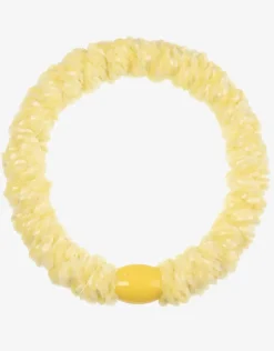 Velvet Hair Tie - Light Yellow