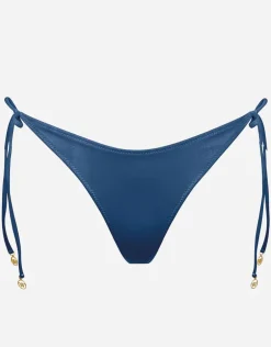 Viva Energy Tie Side Bikini Pant - Denim Dose