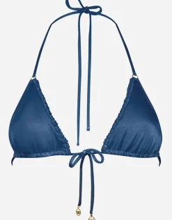 Viva Energy Triangle Bikini Top - Denim Dose