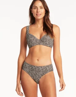 Wild Cat Mid Bikini Pant - Animal