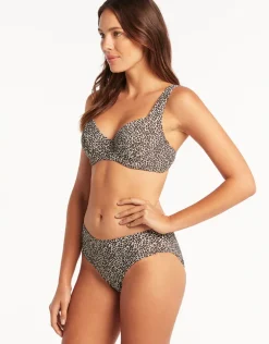 Wild Cat Mid Bikini Pant - Animal