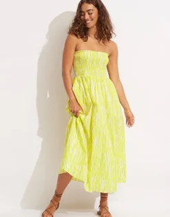 Zahara Dress Skirt - Celery