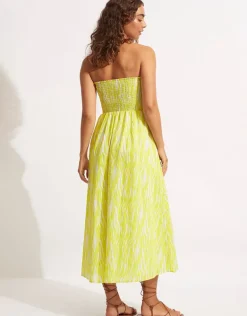 Zahara Dress Skirt - Celery